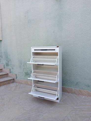 галошница в прихожую: Новый, Распашной, 4 двери Прямой шкаф, Шкаф в прихожей, Азербайджан — 10