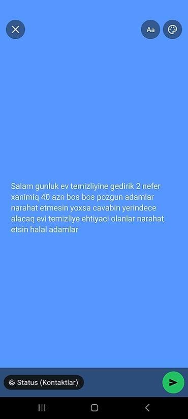 Təmizlik | Evlər | Gündəlik təmizlik