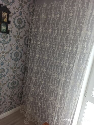 тюль белый: Tül perde 3m. italyan tül perde her biri 50m 3 eded — 2