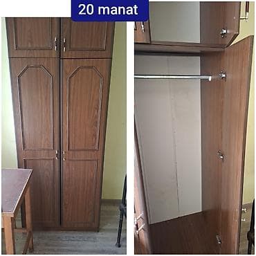 embawood kataloq 2019: 2 qapılı, Qəhvəyi, Taxta, Açılan, Düz dolab — 1