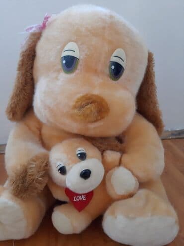 вязаные мягкие игрушки: Yeke mishka it oyuncaq. Hec ishlenmeyib. Unvan yasamal — 3