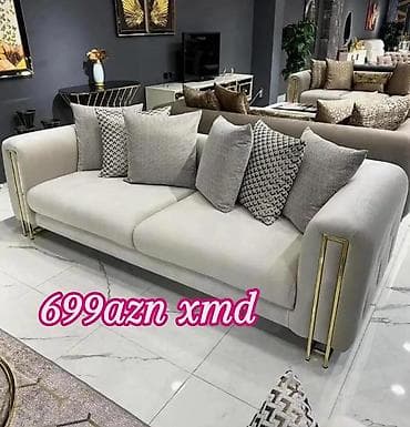 Divan, Açılmayan, Bazasız, Vеlur parça, Çatdırılma yoxdur