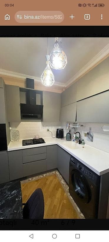 nermanov metrosu: Nəsimi metrosunun yanı 2 otaqlı mənzil — 5