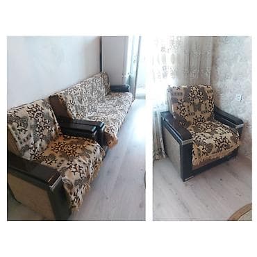 Divan,2 kreslo çox təcili satılır 100 azn.Açılır,baza