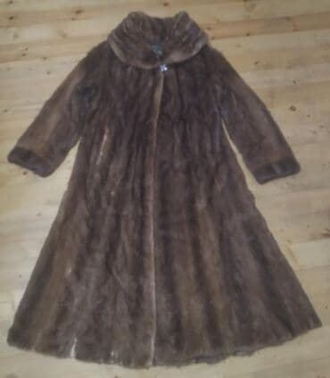 женские шубы итальянского производства: Karolina marka xəz palto - Material: SAGA MINK – Royal Boyn seriyası — 3