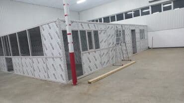 yataq otagi alcipan fiqurlari: Panel konstruksiyalı ofis və ya anbar daxilində əlavə sahə yaratmaq — 1