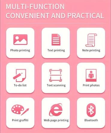 canon mf4410 qiyməti: Mini Termal printer (Hədiyyəli🎁) istər yapışqanlı istər rənglı — 2