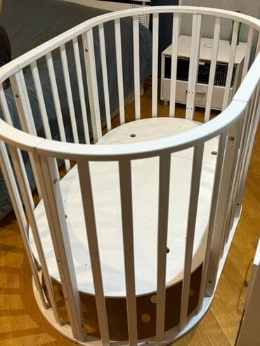 korpə carpayı: Oğlan və qız üçün, Yeni, Yumru, Beşik, Dəstsiz, Matras ilə, Yellənmə mexanizmsiz — 3