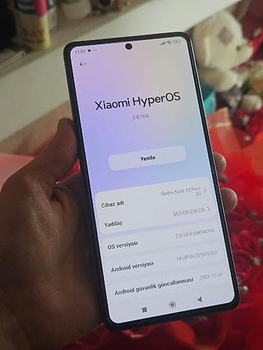 mini iphone x: Redmi Note 12 Pro+, 256 GB, rəng - Göy — 5