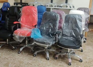 детский компьютерный стул, кресло: Новый, С колесиками, Рукояти не регулируются, Кожа — 7