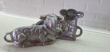 Çaydanlar və qəhvədanlar: Şirniyyət qəlibləri, rəng - Gümüşü, Metal, Fiqur — 1