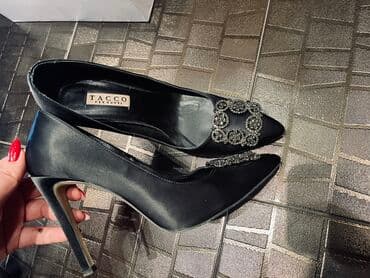 Tuflilər, Ölçü: 38, rəng - Qara, İşlənmiş — 2