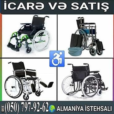 Digər tibbi məhsullar: Müxtəlif model əlil arabaları – icarə və satış. Xüsusiyyətlər: - — 1