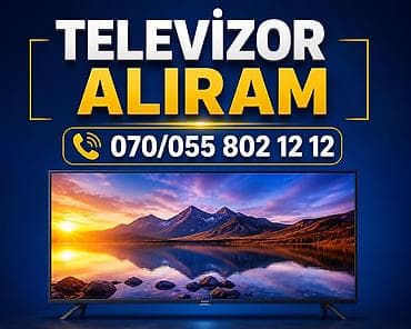070/055 802 12 12 
Teze ve az isafde olumus Televizor Aliram