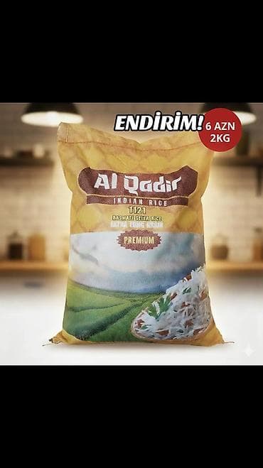 Al Qadir Indian Rice – Basmati Sella 1121, Extra Long Grain, Premium lalafo.az -da Al Qadir Indian Rice – Basmati Sella 1121, Extra Long Grain, Premium