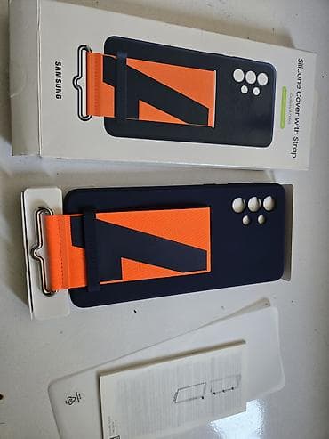 planşet kabro: Samsung Galaxy A73 üçün orijinal kabro – Silicone Cover with Strap — 2