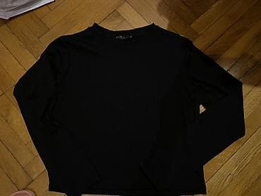 Праздничные костюмы: Qara uzunqollu üst geyimləri seti - Qara sweatshirt: Ön hissədə — 2