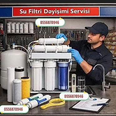 Su filtri dəyişimi və su təmizləyici sistemlərin servisi su təmizləmə lalafo.az -da Su filtri dəyişimi və su təmizləyici sistemlərin servisi su təmizləmə