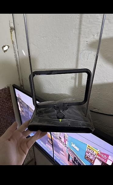 антенна для приема цифрового телевидения: TV otaq antenası (DVB-T/T2/FM) - Daxili stolüstü model: kvadrat loop — 2