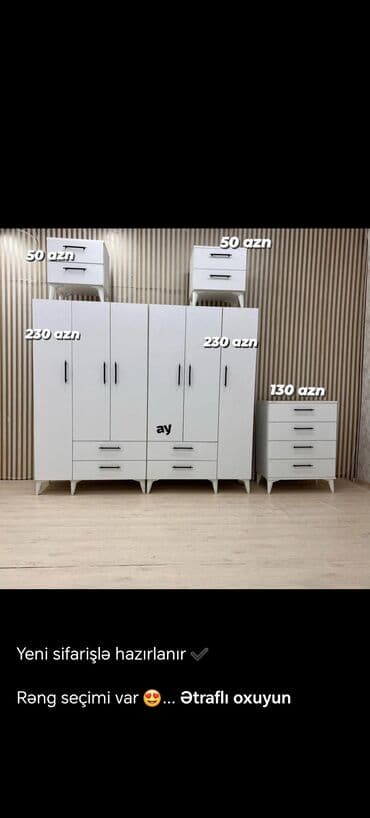 Dolablar: Yeni, 3 qapılı Dolab-asılqan — 1