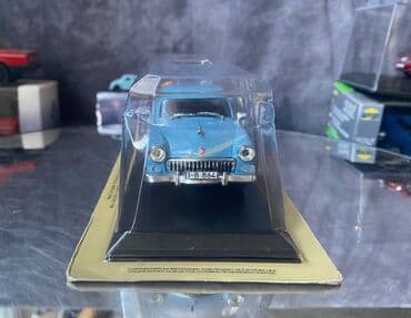 требуются модели для наращивания ресниц: Коллекционная модель GAZ-M21 Volga light blue 1958 Altaya Scale — 3
