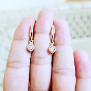 qaş sabitləyici: Sırğa, Sarı qızıl, 585 Əyar, 215 g — 1