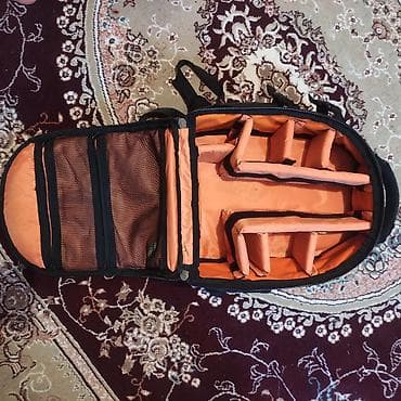 футляр для фотоаппарата canon: Fotoqraf üçün peşəkar kamera çantası/rusak - Rəng: qara (daxili — 2