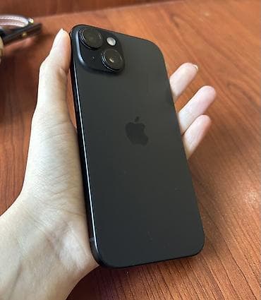 samsung telefo: IPhone 15, 128 GB, Qara, Face ID — 1