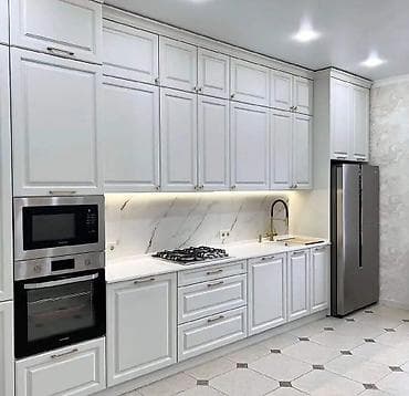 suni mermer: Sifarişlə mətbəx dəsti, Özü çəkən petlələr, Taxta, Kredit yoxdur, Pulsuz çatdırılma — 2