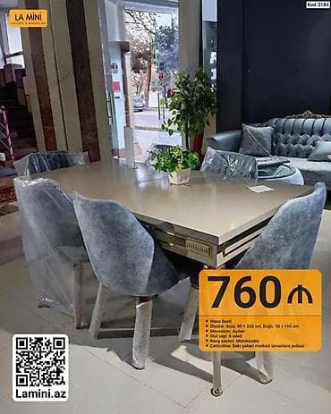 kohnə stul: Masa dəsti - Model: La Mini (Kod: 3184) - Masa mexanizmi: Açılan — 1