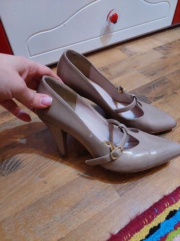 barya ayakkabı: Tuflilər, Ölçü: 37, rəng - Qəhvəyi, İşlənmiş — 1