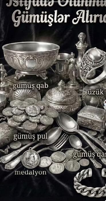 Qızıl və gümüşün alışı-satışı Xidmətin təfərrüatları: - Gümüş