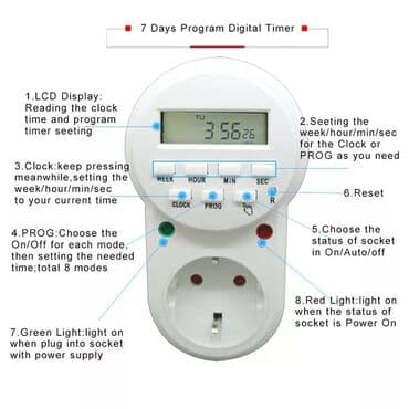 məişət avadanlıqları: Zaman relesi таймер elektron timer get02a-vn markalı zaman relesi — 2