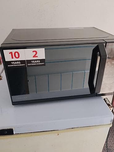 Mikrodalğalı soba Toshiba, Ayrıca dayanan, Mikrodalğalar ilə, rəng - Qara