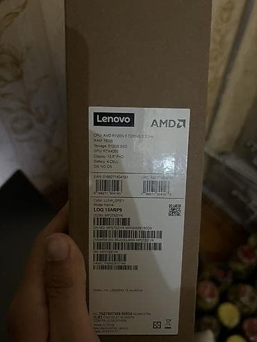 ssd almaq: İşlənmiş Lenovo Legion, 15.6 ", AMD Ryzen 5, 512 GB, Ünvandan götürmə — 7