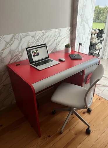 uwaq mebelleri: Oğlan və qız üçün, Siyirməli, Yazı masası, Stulsuz — 1