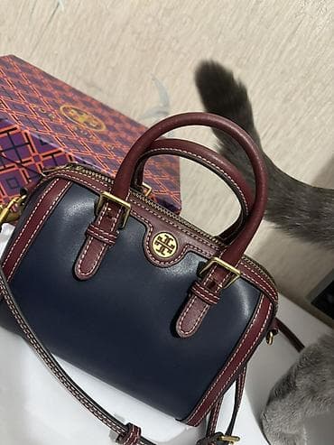 Tory Burch mini çanta - Material: hamar toxumalı dəridən korpus — 2