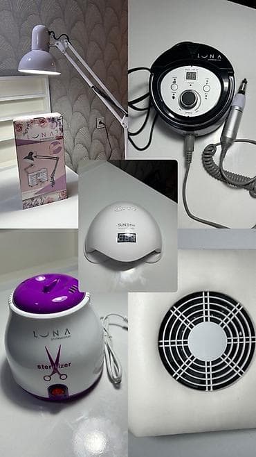 Manikür üçün professional avadanlıq seti Manikür üçün istifadə olunan