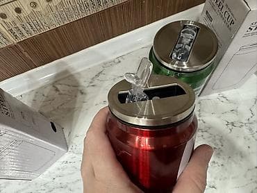 Termofincanlar: Rəng - Qırmızı, Termofincan, Paslanmayan polad, 300 ml — 3