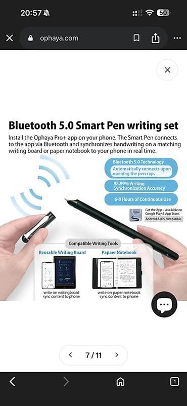 karandaşlar: Ophaya Smart Pen Writing Set – ağıllı yazı və rəqəmsallaşdırma dəsti — 7