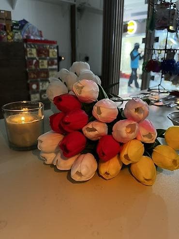 Tülpan solmayan - Realistik görünüşlü, qat-qat ləçəkləri ilə pion lalafo.az -da Tülpan solmayan - Realistik görünüşlü, qat-qat ləçəkləri ilə pion