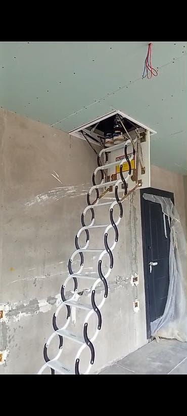 Mexaniki əl alətləri: Çardaq pilləkənləri – Taxta və dəmir modellər, keyfiyyət və estetik — 2