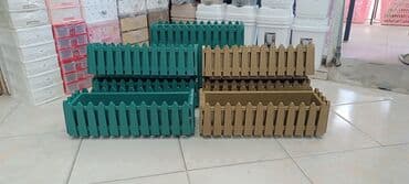 Dibçek yeni madel 🌿 Dekorativ Plastik Dibçək Dəsti – Bağ və