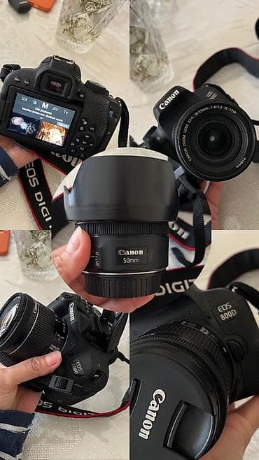 Canon EOS 800D DSLR fotoaparat dəsti - Kamera: Canon EOS 800D (APS‑C