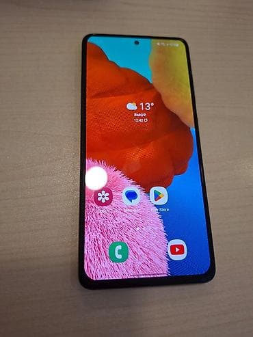 a51 samsung ekran: Samsung Galaxy A51, 128 GB, rəng - Ağ, İki sim kartlı — 1