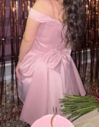 toy ucun don modelleri: Açıq çəhrayı fiyonk detaylı don (Madonna yaxa) Yenidir 1 dəfə — 5