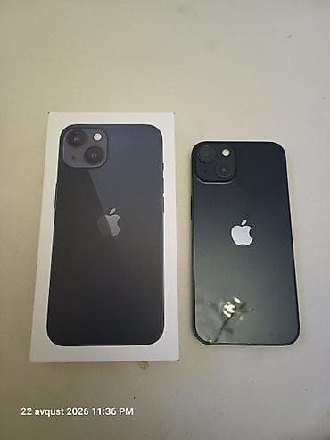 IPhone 13, 128 GB, Midnight, Face ID lalafo.az -da IPhone 13, 128 GB, Midnight, Face ID