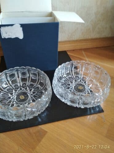 pul qablari: Bohemia Çexiya istehsalı orijinal 1984 ilin cütü 200₼ — 1