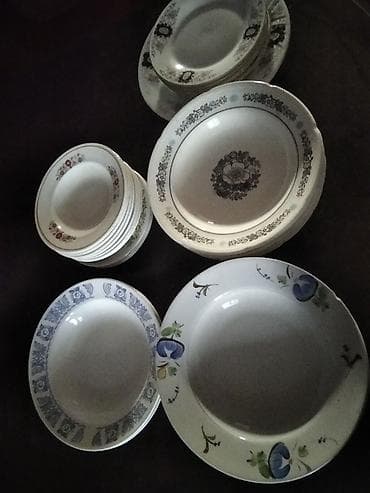 Nahar dəsti, rəng - Ağ, Farfor