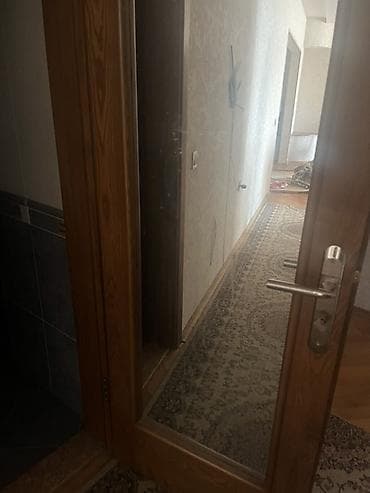 3d ekran sekilleri: Şüşəli daxili qapılar (taxta karkaslı) - Material: təbii ağac karkas — 2